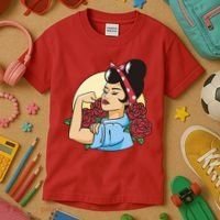 Rockabilly Rosie Strong Kids T-Shirt thumb 3