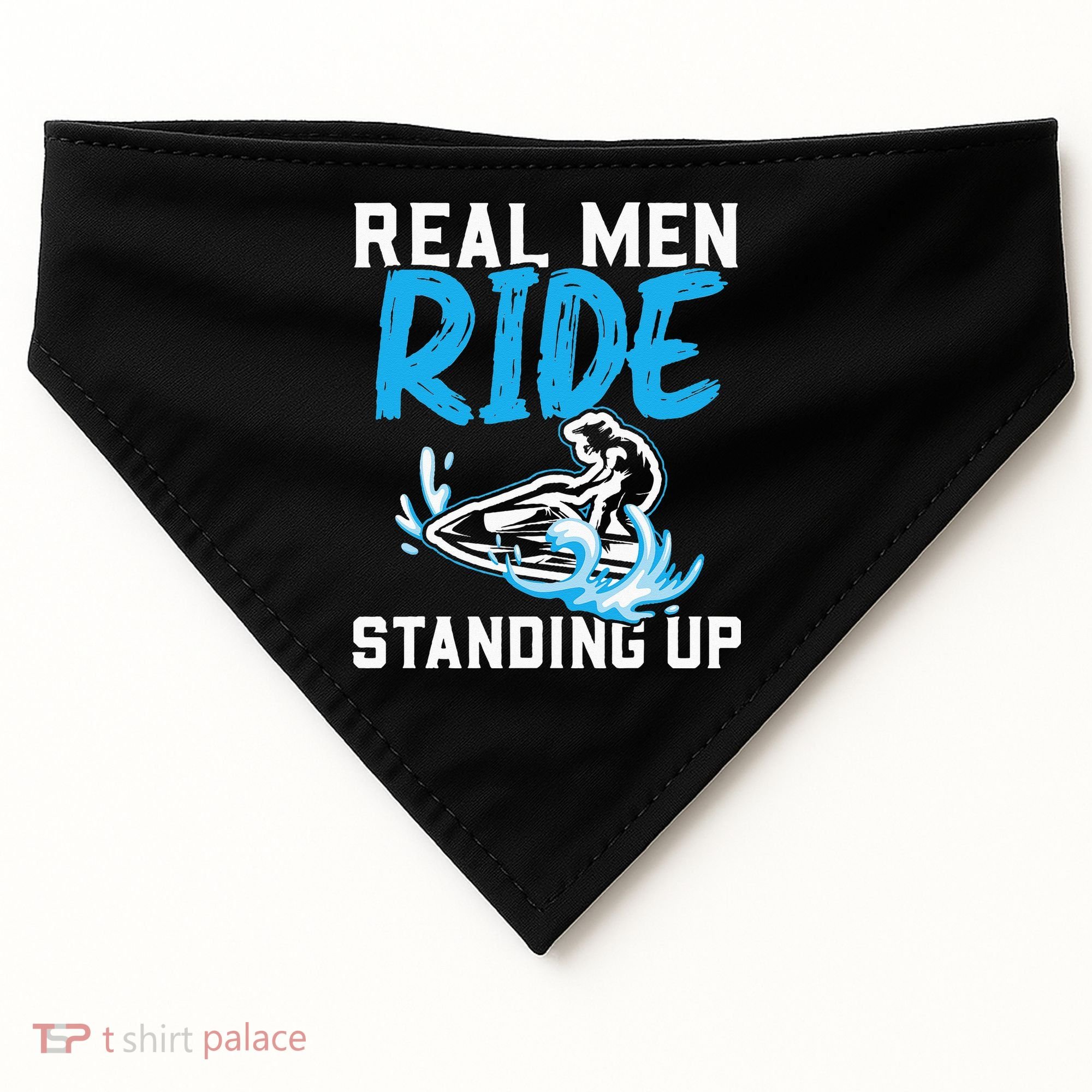 Real Ride Stand Up Jet Ski USA-Made Doggie Bandana