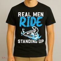 Real Ride Stand Up Jet Ski T-Shirt thumb 3