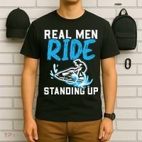 Real Ride Stand Up Jet Ski T-Shirt thumb 6