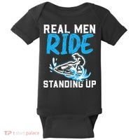 Real Ride Stand Up Jet Ski Baby Bodysuit thumb 0