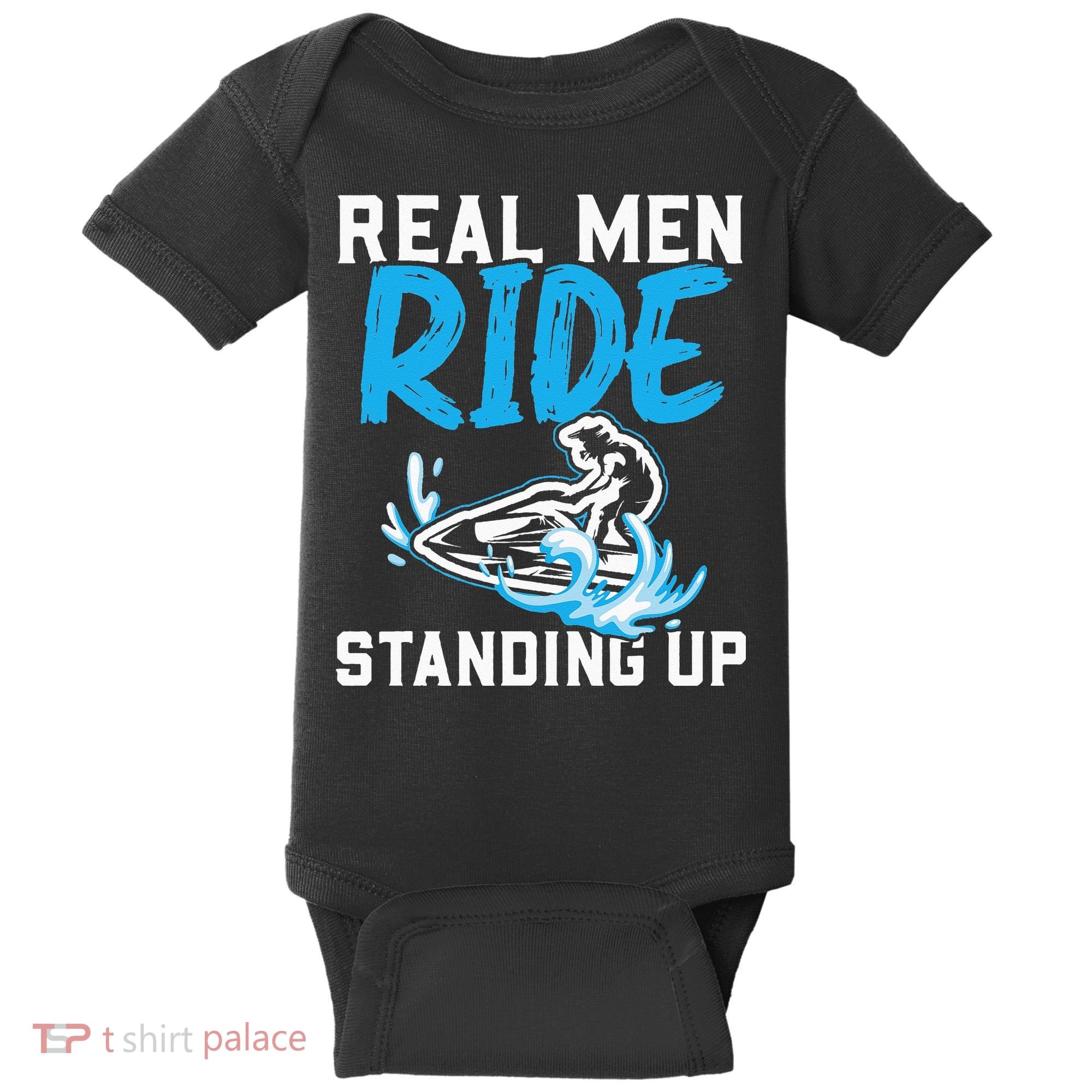 Real Ride Stand Up Jet Ski Baby Bodysuit