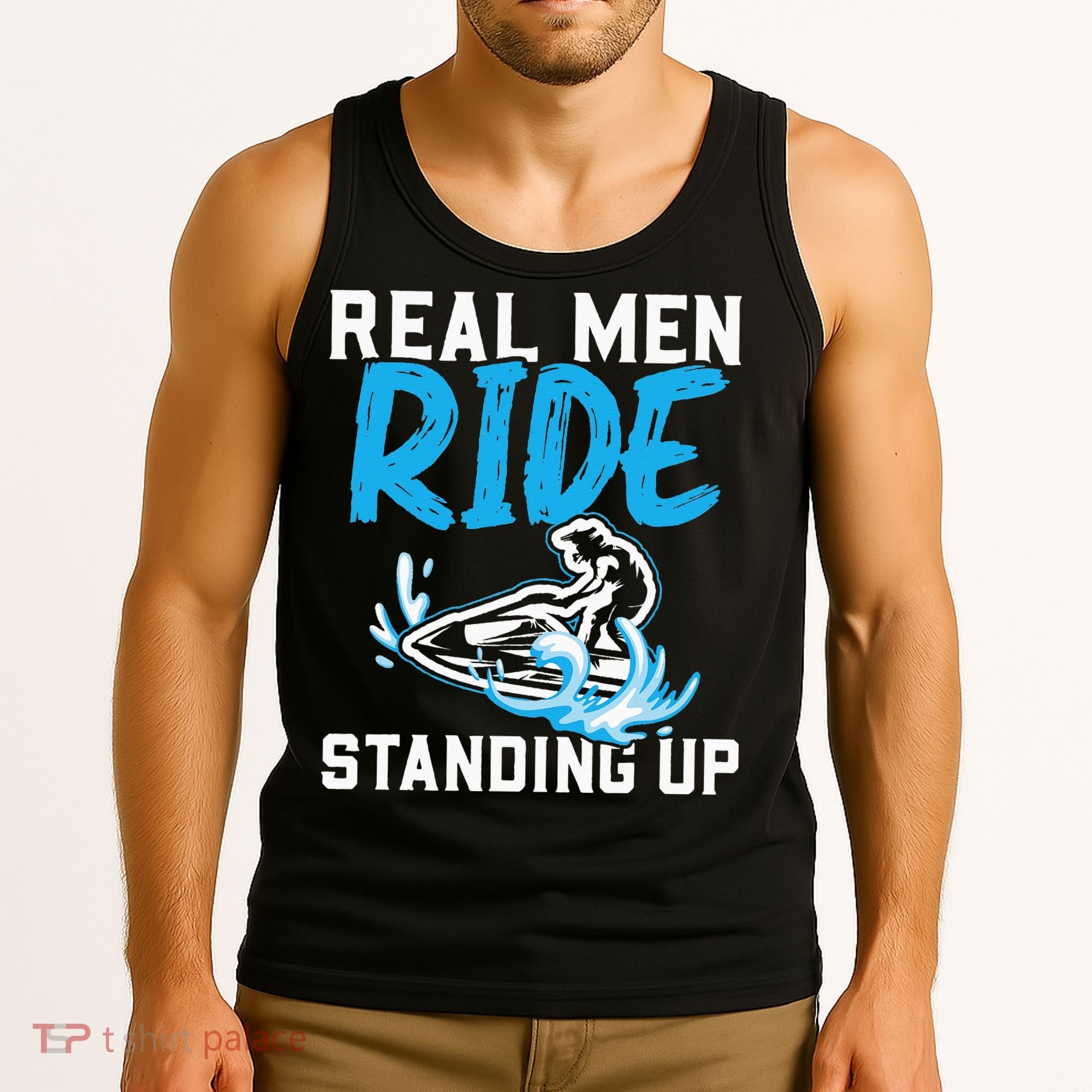 Real Ride Stand Up Jet Ski Tank Top