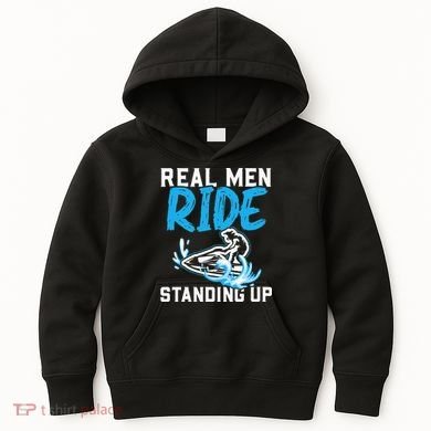 Real Ride Stand Up Jet Ski Kids Hoodie