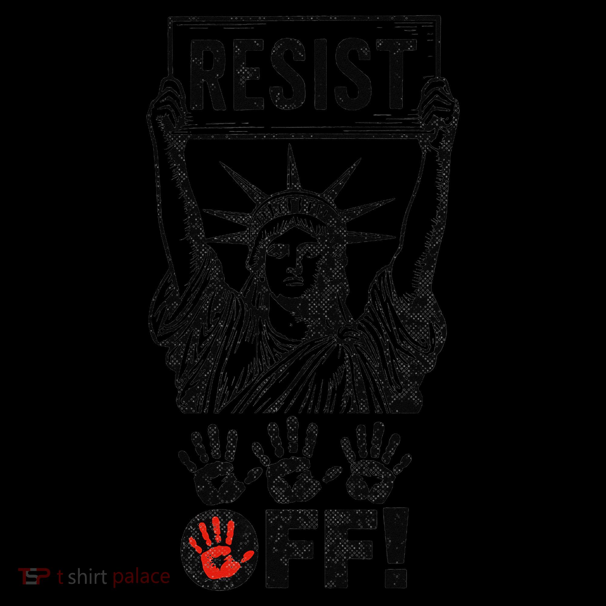 Resist Resistance Statue Of Liberty Hands Off Protest Coffee Mug