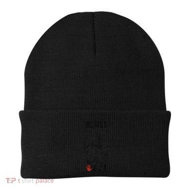 Resist Resistance Statue Of Liberty Hands Off Protest Beanie