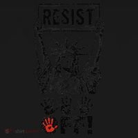 Resist Resistance Statue Of Liberty Hands Off Protest Coaster thumb 2