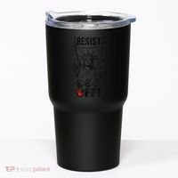 Resist Resistance Statue Of Liberty Hands Off Protest Tumbler thumb 0