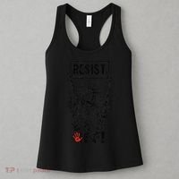 Resist Resistance Statue Of Liberty Hands Off Protest Women's Tank Top thumb 3