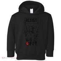 Resist Resistance Statue Of Liberty Hands Off Protest Toddler Hoodie thumb 0