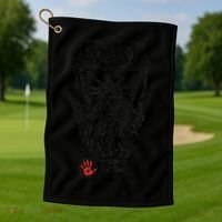 Resist Resistance Statue Of Liberty Hands Off Protest Golf Towel thumb 1