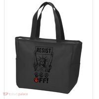 Resist Resistance Statue Of Liberty Hands Off Protest Tote Bag thumb 3