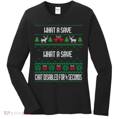 Retro Rocket Soccer Game What A Save Chat Disabled Vintage Women's Long Sleeve Shirt
