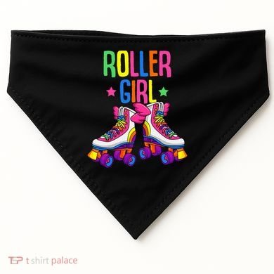 Roller Roller Skates Skating USA-Made Doggie Bandana