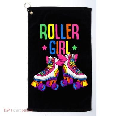 Roller Roller Skates Skating Golf Towel