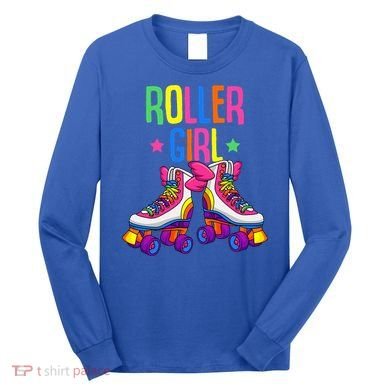 Roller Roller Skates Skating Long Sleeve Shirt