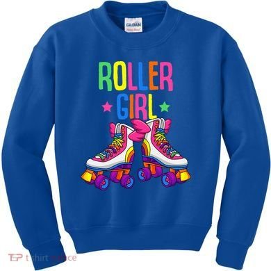 Roller Roller Skates Skating Kids Sweatshirt
