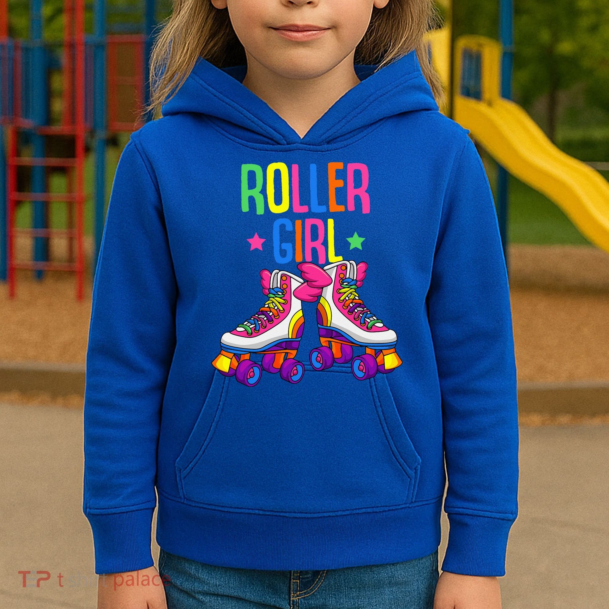 Roller Roller Skates Skating Kids Hoodie