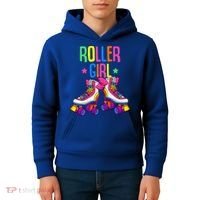Roller Roller Skates Skating Kids Hoodie thumb 4