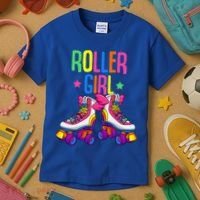 Roller Roller Skates Skating Kids T-Shirt thumb 3