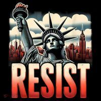 Retro Resist Statue Of Liberty Activism Freedom Protest Art  Coffee Mug thumb 5
