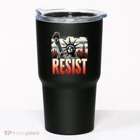 Retro Resist Statue Of Liberty Activism Freedom Protest Art  Tumbler thumb 0