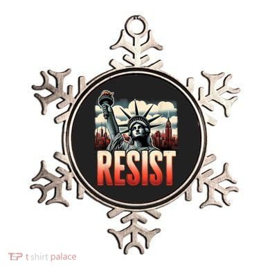 Retro Resist Statue Of Liberty Activism Freedom Protest Art  Ornament