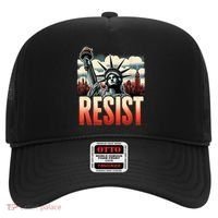 Retro Resist Statue Of Liberty Activism Freedom Protest Art  Hat thumb 0