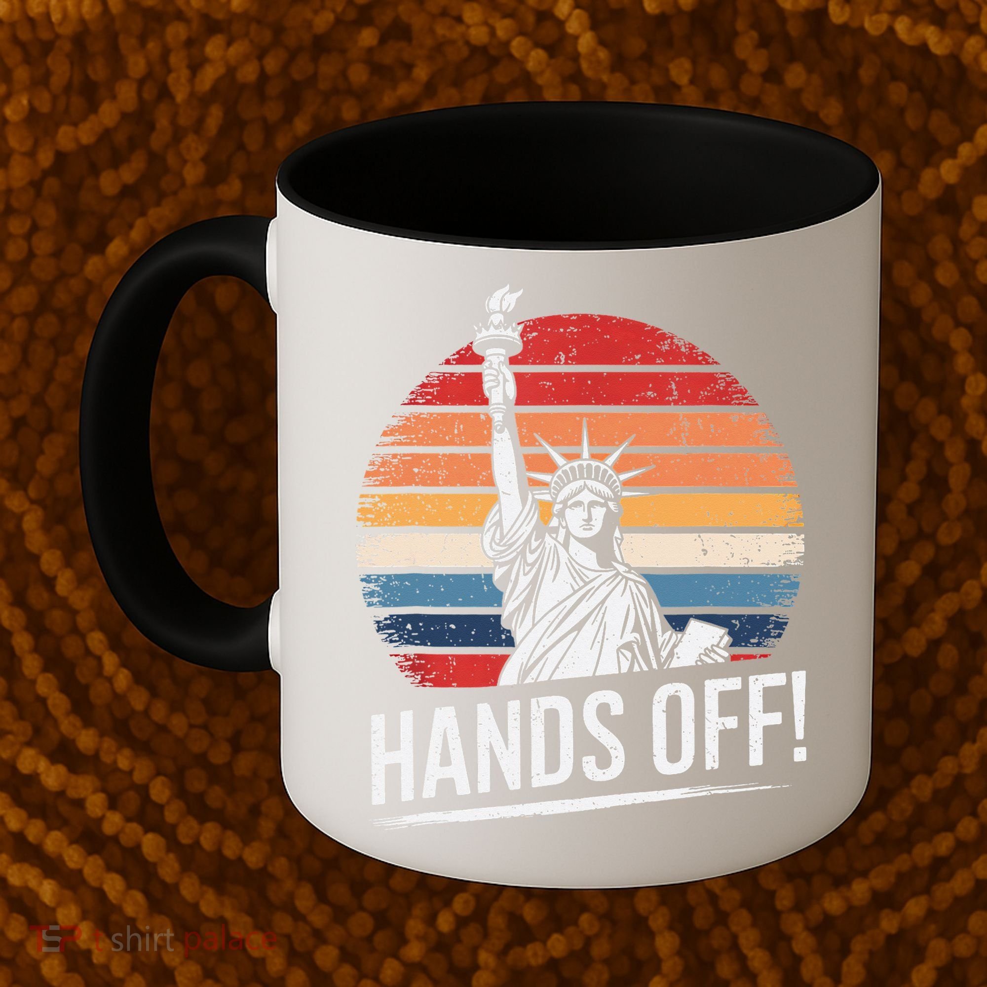 Resist Resistance Statue Of Liberty Hands Off Protest Coffee Mug