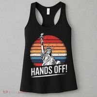 Resist Resistance Statue Of Liberty Hands Off Protest Women's Tank Top thumb 3