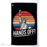 Resist Resistance Statue Of Liberty Hands Off Protest Golf Towel thumb 0
