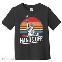 Resist Resistance Statue Of Liberty Hands Off Protest Toddler T-Shirt thumb 0