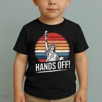 Resist Resistance Statue Of Liberty Hands Off Protest Toddler T-Shirt thumb 2