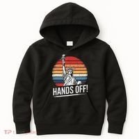 Resist Resistance Statue Of Liberty Hands Off Protest Kids Hoodie thumb 0