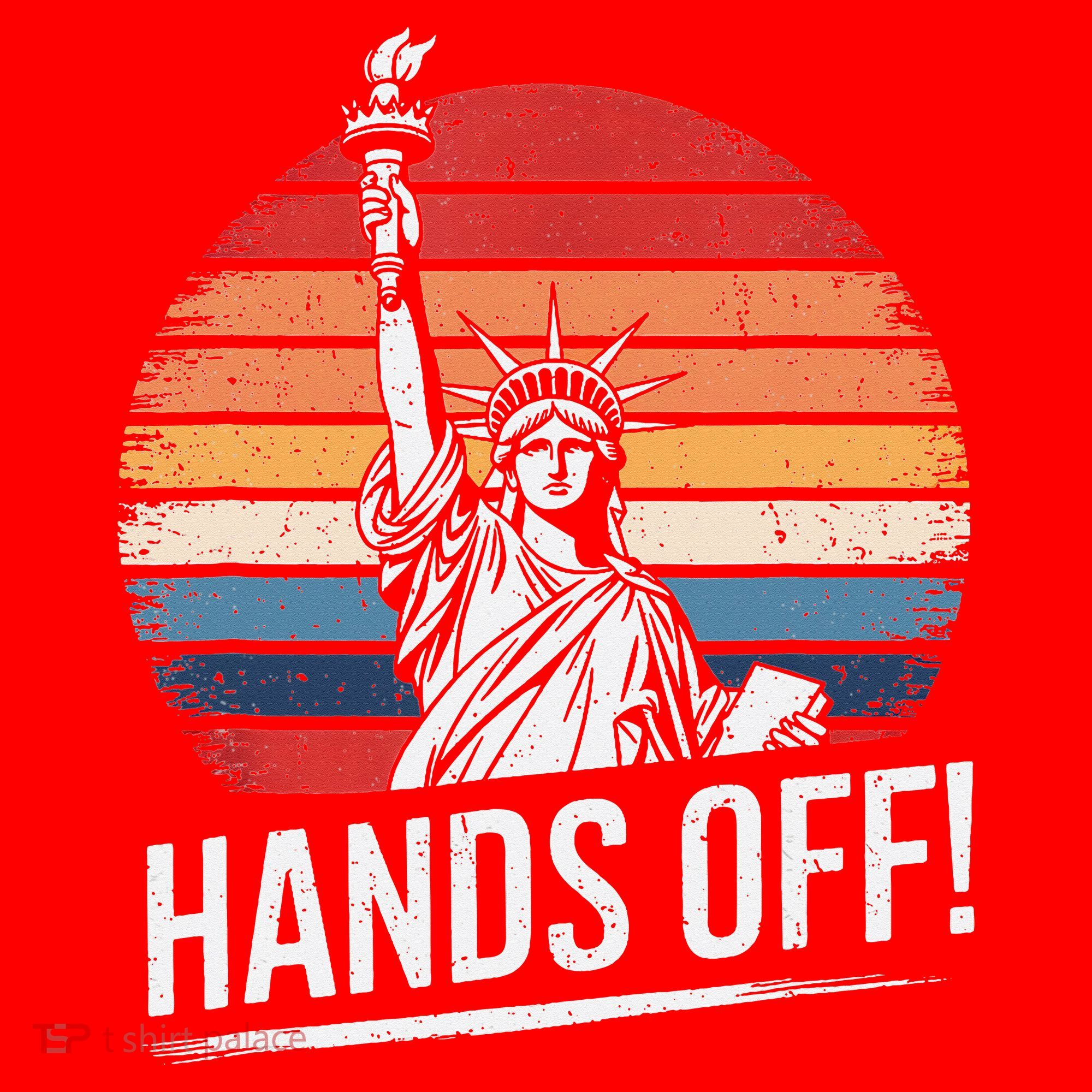Resist Resistance Statue Of Liberty Hands Off Protest Santa Hat