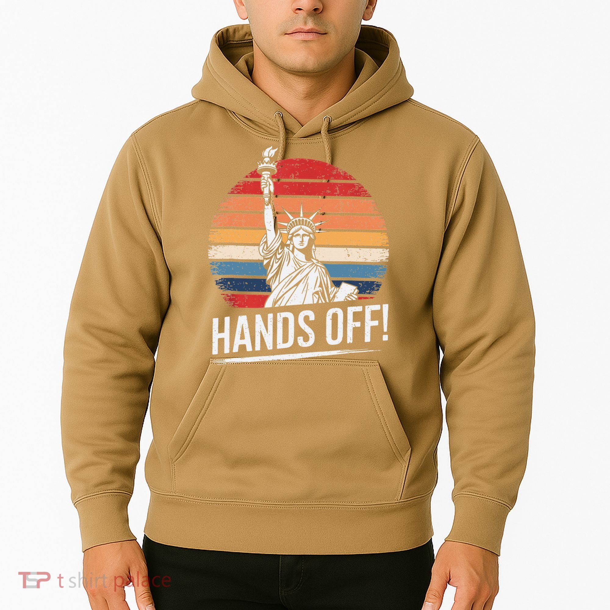 Resist Resistance Statue Of Liberty Hands Off Protest Hoodie