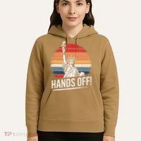 Resist Resistance Statue Of Liberty Hands Off Protest Hoodie thumb 5