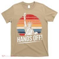 Resist Resistance Statue Of Liberty Hands Off Protest T-Shirt thumb 0