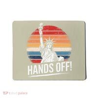 Resist Resistance Statue Of Liberty Hands Off Protest Mousepad thumb 0