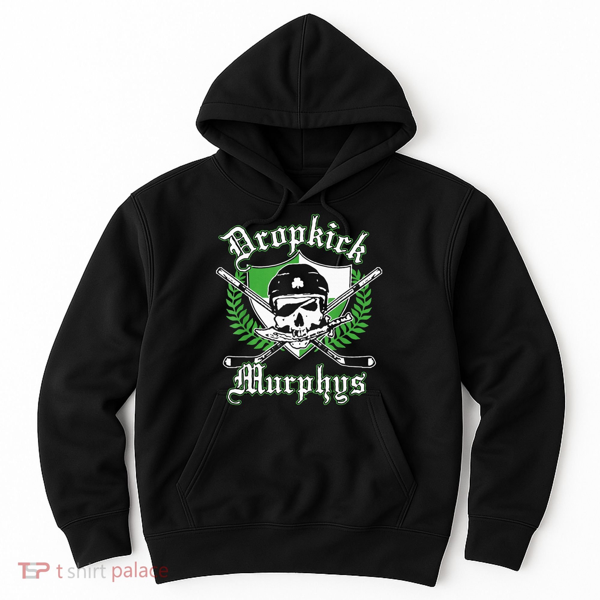 Rockin' Retro Skull Costume for St. Patrick's Day Hoodie