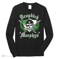 Rockin' Retro Skull Costume for St. Patrick's Day Long Sleeve Shirt thumb 0