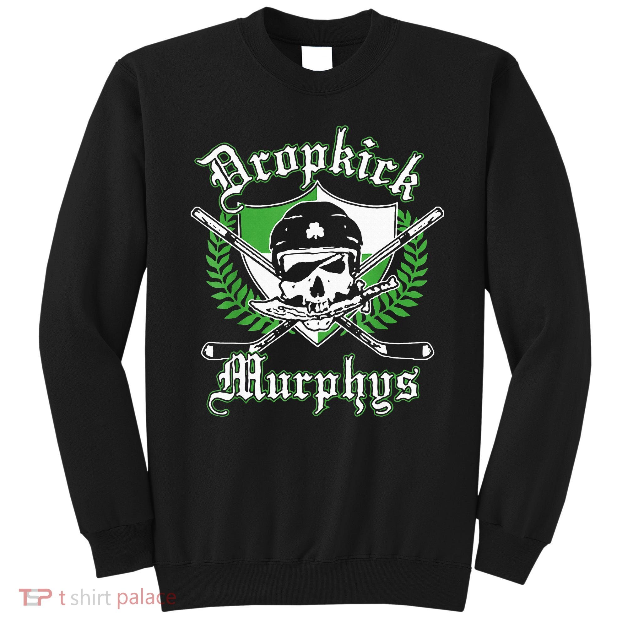 Rockin' Retro Skull Costume for St. Patrick's Day Sweatshirt