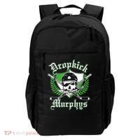 Rockin' Retro Skull Costume for St. Patrick's Day Backpack thumb 0