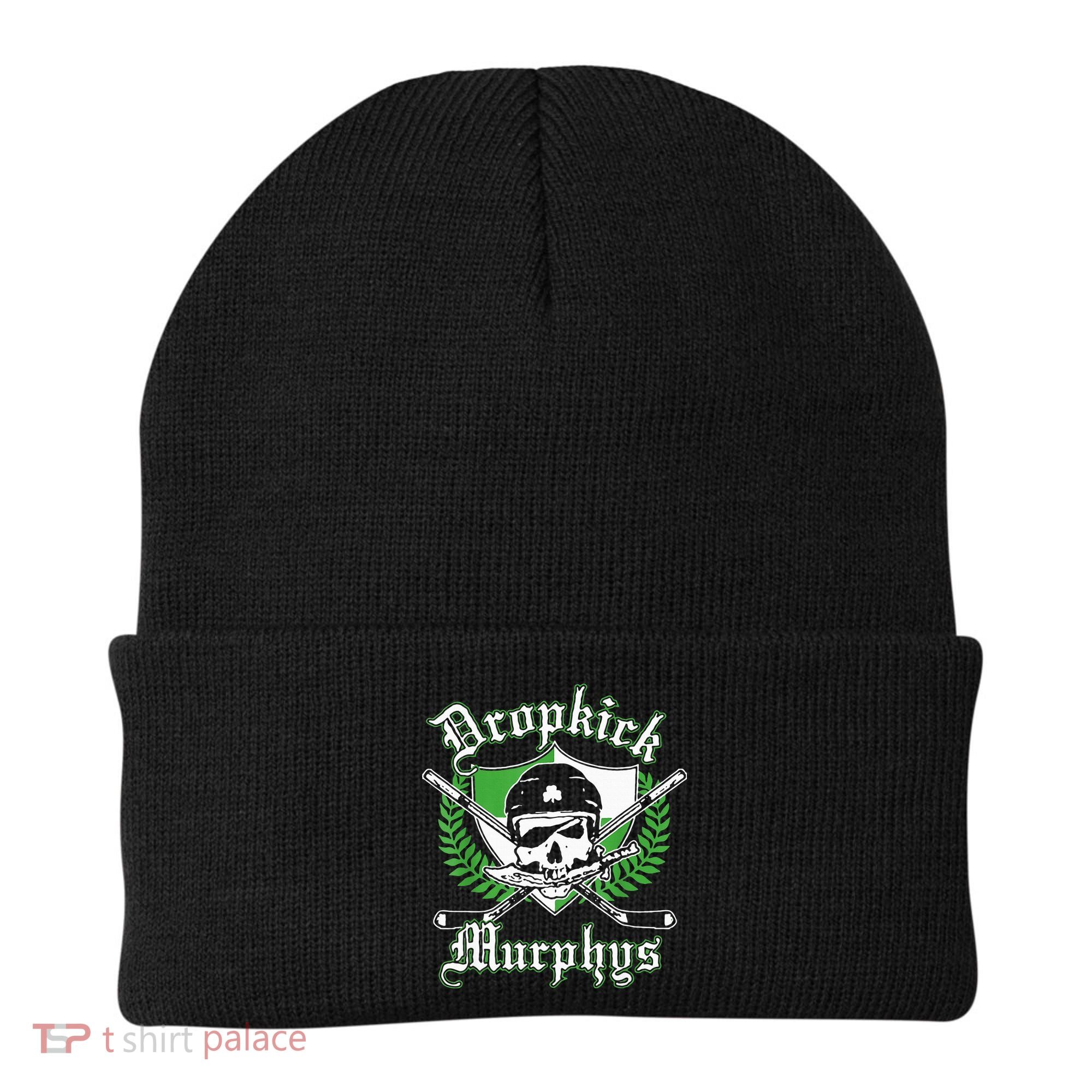 Rockin' Retro Skull Costume for St. Patrick's Day Beanie