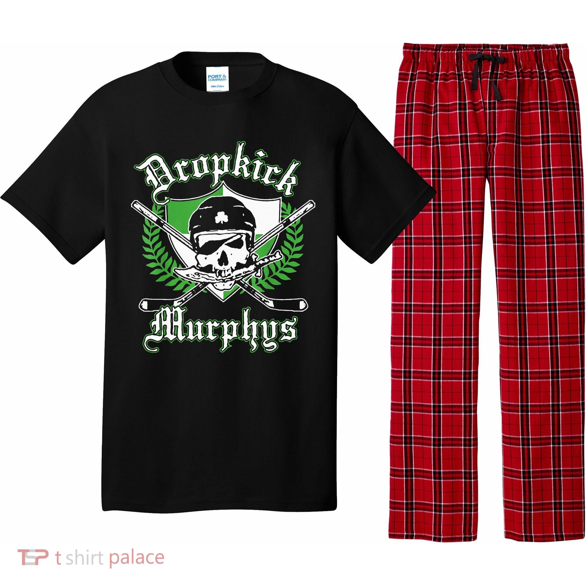 Rockin' Retro Skull Costume for St. Patrick's Day Pajama Set