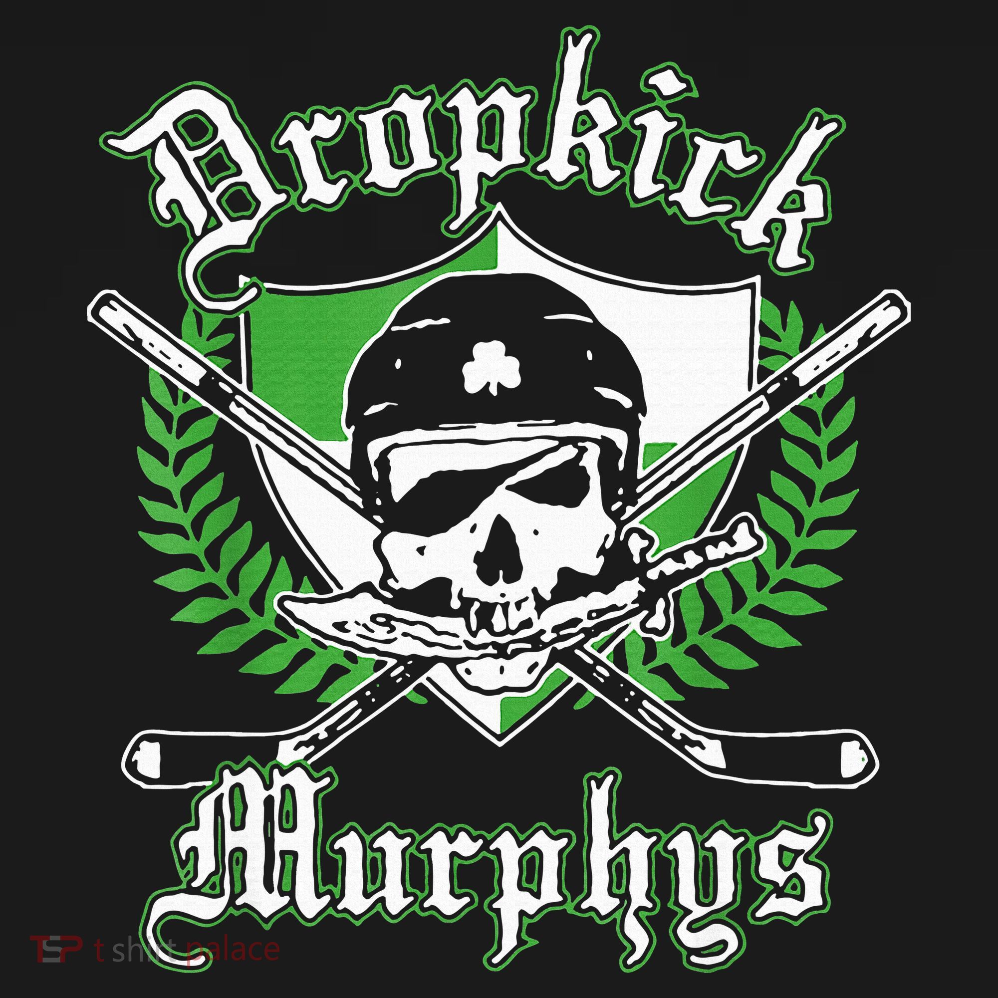 Rockin' Retro Skull Costume for St. Patrick's Day Women's Tank Top