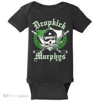 Rockin' Retro Skull Costume for St. Patrick's Day Baby Bodysuit thumb 0