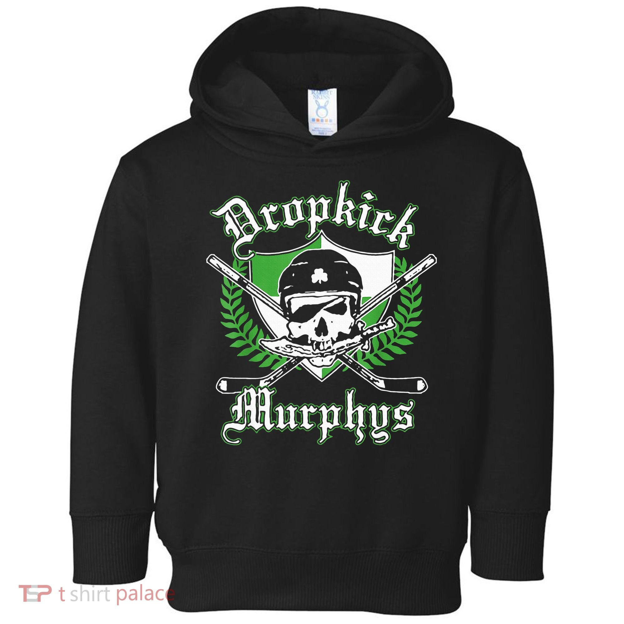 Rockin' Retro Skull Costume for St. Patrick's Day Toddler Hoodie