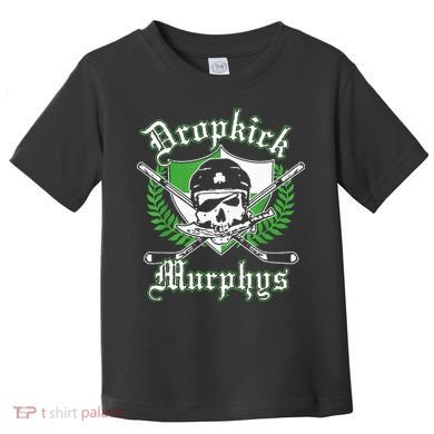 Rockin' Retro Skull Costume for St. Patrick's Day Toddler T-Shirt