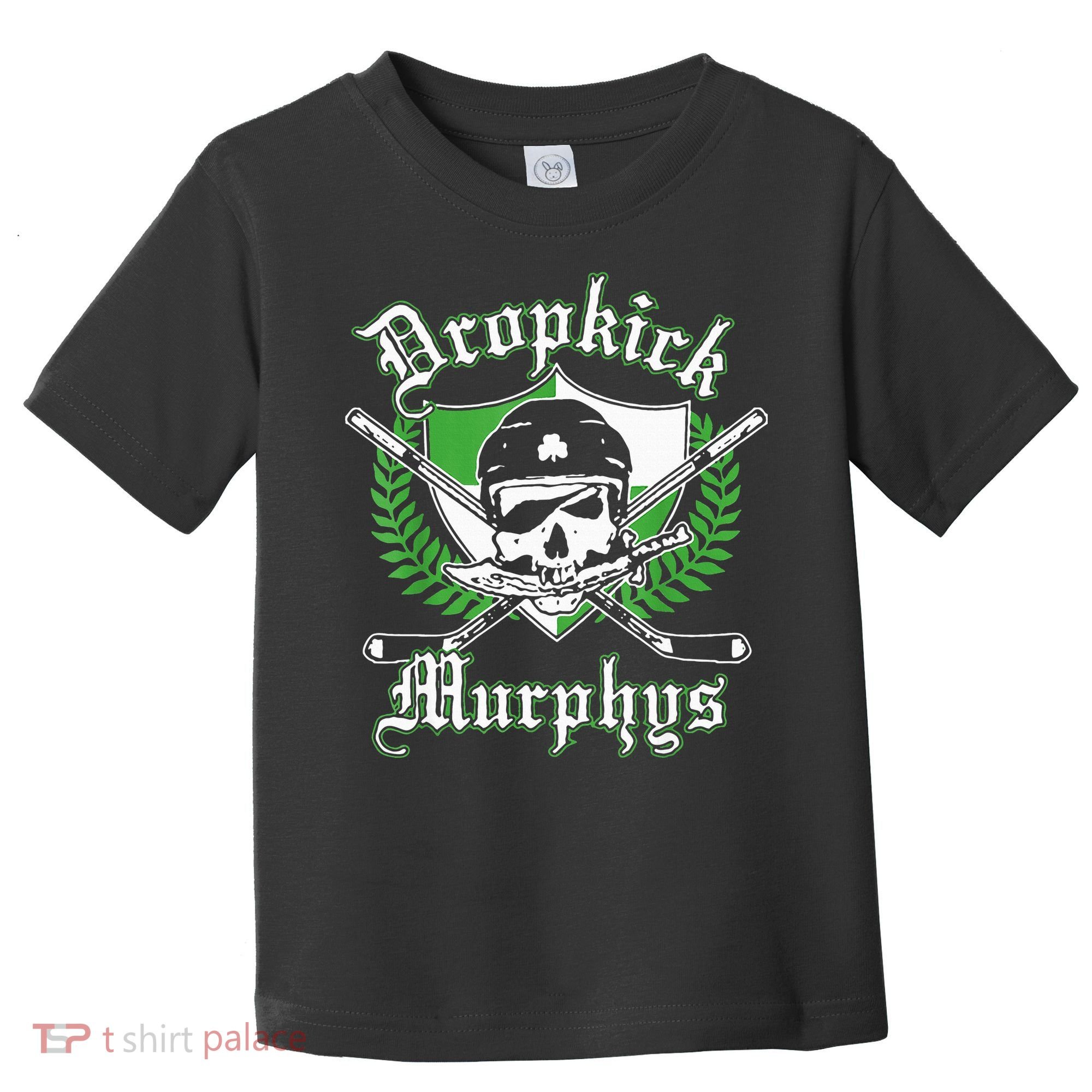 Rockin' Retro Skull Costume for St. Patrick's Day Toddler T-Shirt